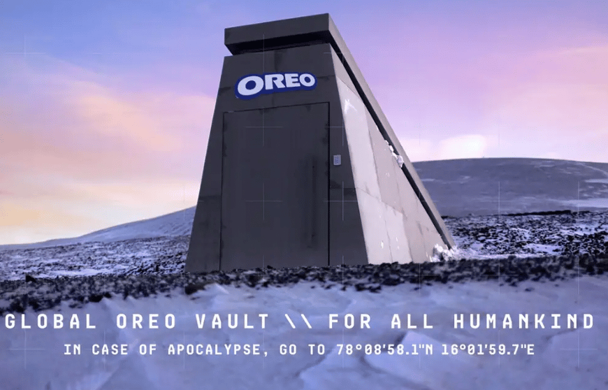 The Oreo Vault in Svalbard, Norway